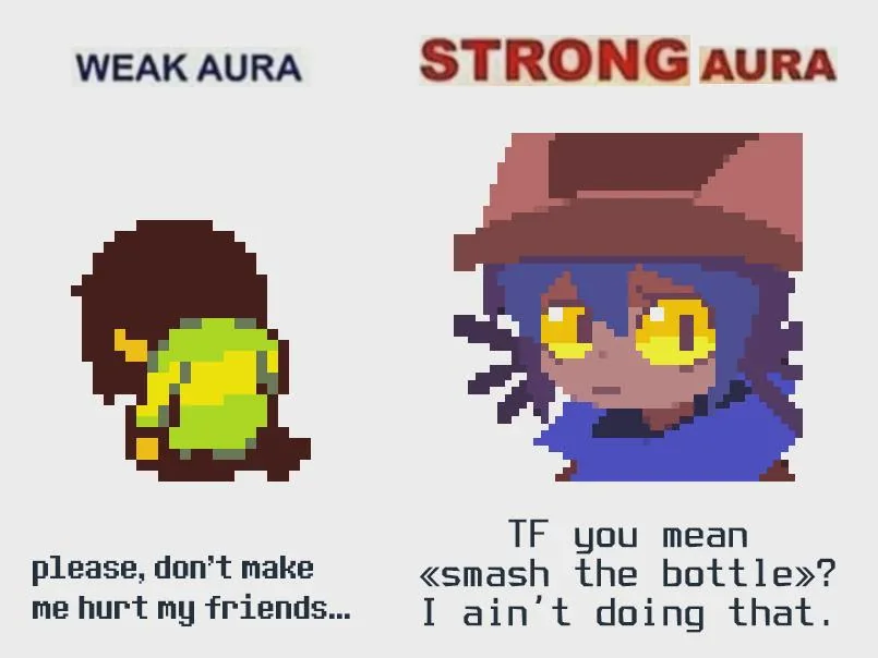 SpareShadez's tweet photo. I can't with these comparison memes, bro

#Oneshot #Oneshotgame #DELTARUNE https://t.co/6rA8IFQho6