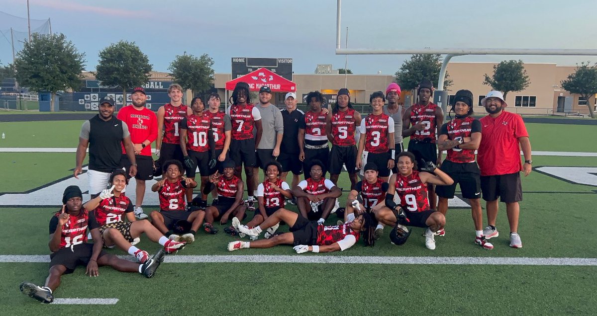 Irving ISD Athletics (@iisdathletics) on Twitter photo Congratulations to our <a href="/MacArthurTX/">MacArthur Cardinals Recruiting/APT</a> football squad for advancing to the 7 on 7 State Championship for the first time since 2002. The championship tournament will be held in College Station June 27th and 28th!! #GoCards <a href="/MacArthurCards/">MacArthur HS</a> ❤️🏈 Congratulations to our <a href="/MacArthurTX/">MacArthur Cardinals Recruiting/APT</a> football squad for advancing to the 7 on 7 State Championship for the first time since 2002. The championship tournament will be held in College Station June 27th and 28th!! #GoCards <a href="/MacArthurCards/">MacArthur HS</a> ❤️🏈