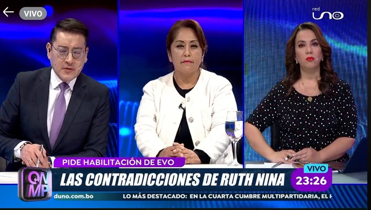 La infame prostituta política <a href="/ruthnina2023/">ruth nina</a> acaba de acusar a la <a href="/unionjuvenilsc/">Union Juvenil Cruceñista</a> de estar en Llallagua apoyando la llegada de los militares entre otras sandeces.

De acusar a inocentes por defender al narco pederasta asesino de Evo Morales NO SE VUELVE. 
No olvidemos sus nombres.