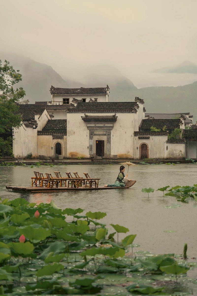 青草湖中万里程，黄梅雨里一人行。