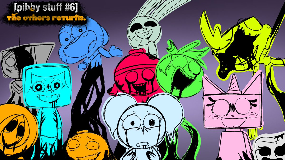 xy_ben_'s tweet photo. [ Pibby stuff #6 the others returns ] wip #pibbystuff #wip #pibby https://t.co/WlLYgHvgmI