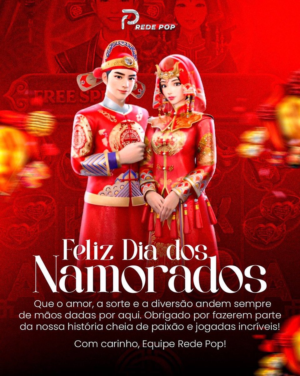 PopRede's tweet photo. 💘 Feliz Dia dos Namorados, POPLOVERS! 💘

Hoje é dia de celebrar o amor…
E por aqui, o nosso coração bate forte por cada jogador apaixonado pela emoção da Rede Pop! 🎰❤️

Que seu dia seja cheio de sorte, carinho e muitos bônus!
Porque quando o amor e a jogada certa se encontram, é só vitória! 🥰💵

🌹 Aos casais, aos solteiros e aos viciados em plataforma…
O nosso match perfeito é com você! 😍🔥

#PopLovers #DiaDosNamorados #AmorComBônus #RedePOP