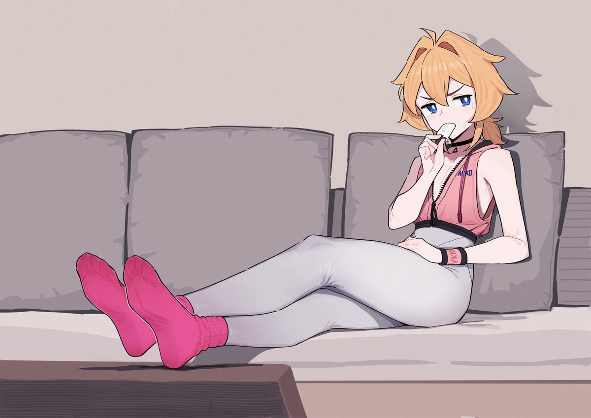 “Who said yoga pants are only for girls?”
my oc-koko