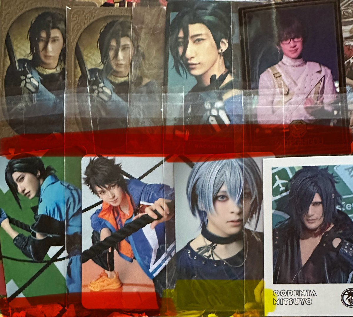 交換 譲渡
ミュージカル刀剣乱舞 刀ミュ 玖寿 祝玖寿 乱舞音曲祭ver 坂龍 ランダムふぉとカード ふぉとカ フォトカ

譲】豊前江 山姥切 青江 大包平 日向 一期 鬼丸 巴 長曽袮 今剣 笹貫 陸奥守 篭手切 大典太 

求】坂龍 後家
定価 送料

譲渡🟦は1点につき🟥より2点、🟨は同数お引き取り下さい。