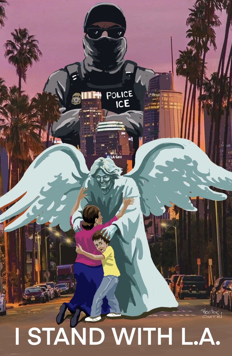 I stand with L.A.
#LosAngelesProtests #LosAngelesRiots #LosÁngeles #GavinNewsom #GavinNewson #ICERaids #immigrantrights #latino #Hispanidad <a href="/GavinNewsom/">Gavin Newsom</a> #California