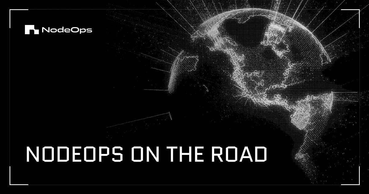 NodeOps (@nodeopshq) on Twitter photo NodeOps On the Road was all over the map this week 🗺️
Team members were spotted in Pune, Seoul, and Paris.
Some of the highlights from this week include:
➤ <a href="/ANodeRunner/">Docs@NodeOps | Core Contributor at @BuildOnNodeOps</a> won the DePIN Track at <a href="/proofoftalk/">Proof of Talk</a>'s Proof of Pitch 🥇
➤ <a href="/naman_307/">Naman | NodeOps</a> and <a href="/SK_NodeOps/">SK_NodeOps</a> hosted NodeOps Night NodeOps On the Road was all over the map this week 🗺️
Team members were spotted in Pune, Seoul, and Paris.
Some of the highlights from this week include:
➤ <a href="/ANodeRunner/">Docs@NodeOps | Core Contributor at @BuildOnNodeOps</a> won the DePIN Track at <a href="/proofoftalk/">Proof of Talk</a>'s Proof of Pitch 🥇
➤ <a href="/naman_307/">Naman | NodeOps</a> and <a href="/SK_NodeOps/">SK_NodeOps</a> hosted NodeOps Night