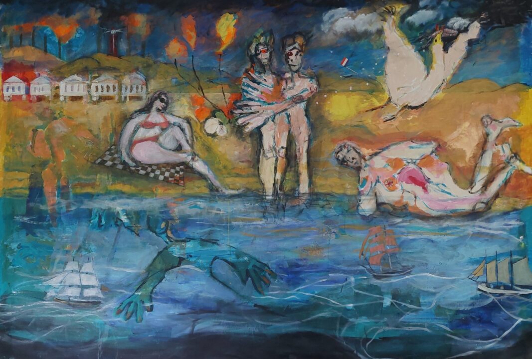 Annet van der Vlugt schildert wat niet in woorden past: Het Haventheater gelooft in de kracht van lokale kunst en biedt graag een podium aan kunstenaars uit de regio. Met trots kondigen wij aan dat… haarlemupdates.nl/2025/06/13/ann… #expositie #IJmuiden #KZOD #kunstenaars #Haventheater