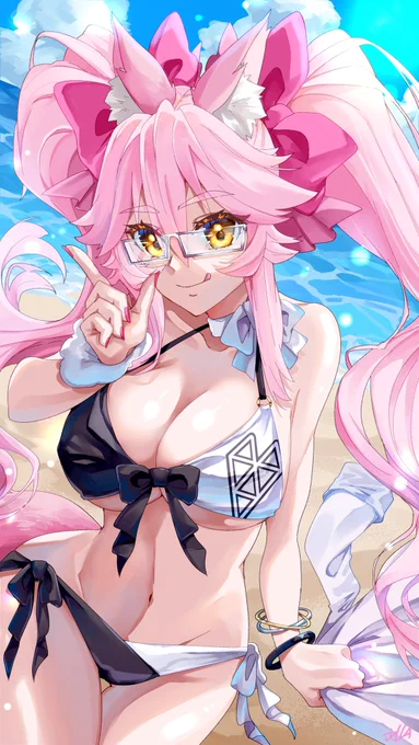 #FGO #水着からしか得られない栄養があるので見た人も貼る 水着コヤンスカヤ実装祈願!
