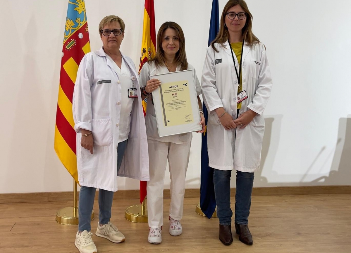 El Hospital de La Plana recibe la certificación HU-CI <a href="/AENOR/">AENOR</a> en buenas prácticas de humanización en la consulta de ostomías. 

Se convierte así en la primera consulta de la Comunidad Valenciana en recibir este reconocimiento🙌🏼🏆❤️
 
proyectohuci.com/es/laplana-cer…