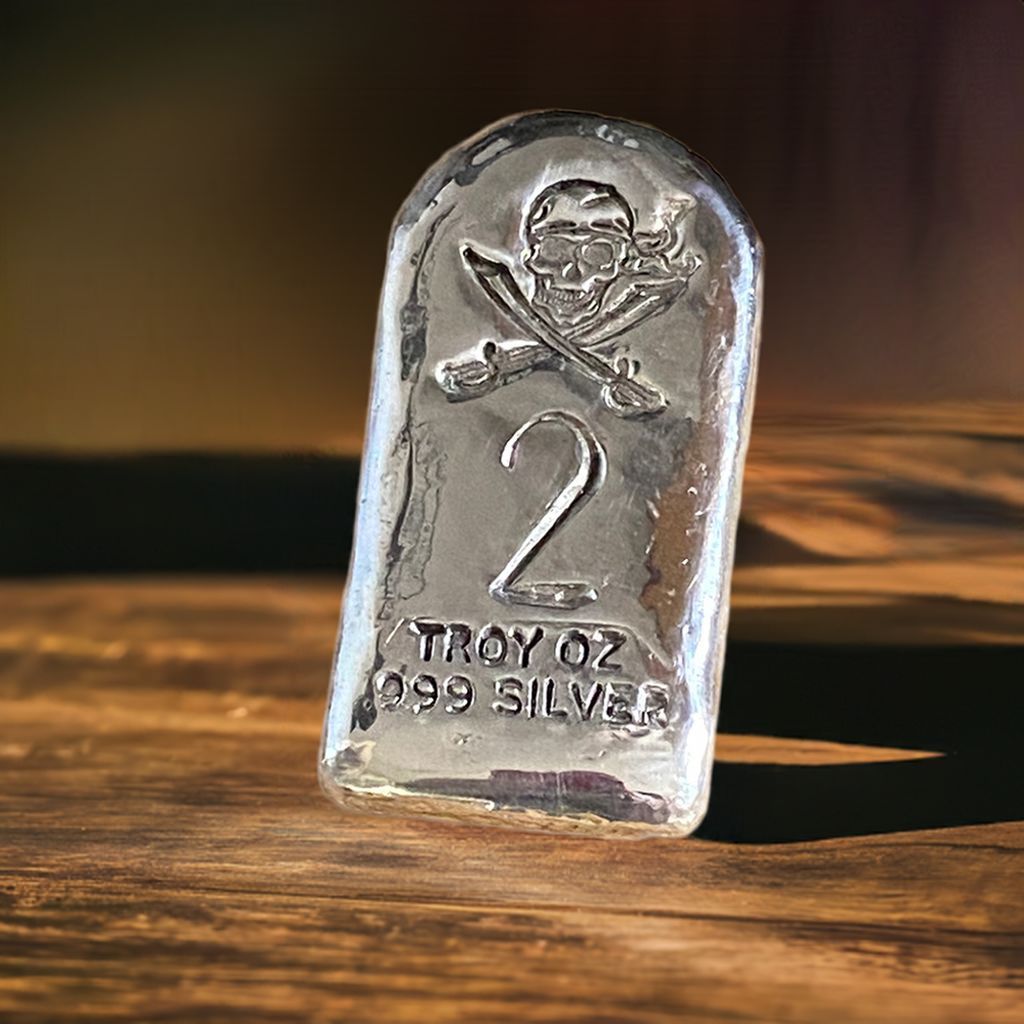 InfoScottish's tweet photo. Ever wanted to add a touch of swashbuckling charm to your treasure chest? Well, let me introduce ye to the Tombstone Pirate Stamp 2 Troy Oz Silver bar – 999fs and as handmade in Scotland as a haggis with a pirate hat!
https://t.co/pTQxeKljo7
#pirate #2oz #solidsilver https://t.co/e1YxsUN8Tz