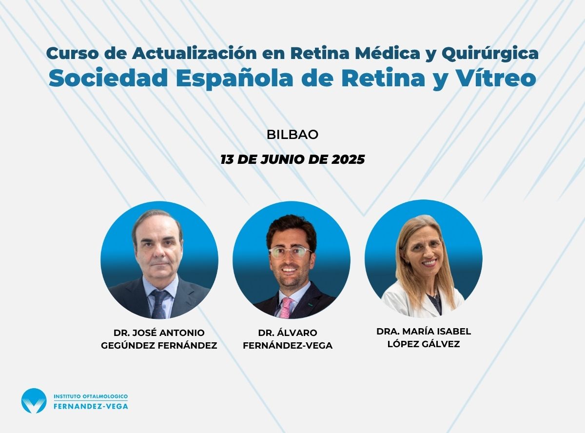 I. O. Fernández-Vega (@iofvega) on Twitter photo Bilbao acoge el Curso de Actualización en Retina Médica y Quirúrgica (<a href="/RetinaSERV/">Sociedad Española de Retina y Vítreo</a>), referente en avances clínicos y quirúrgicos.
El equipo del IOFV participa con ponencias sobre EMD, uveítis y casos complejos de retina.
fernandez-vega.com/retina-bilbao/ Bilbao acoge el Curso de Actualización en Retina Médica y Quirúrgica (<a href="/RetinaSERV/">Sociedad Española de Retina y Vítreo</a>), referente en avances clínicos y quirúrgicos.
El equipo del IOFV participa con ponencias sobre EMD, uveítis y casos complejos de retina.
fernandez-vega.com/retina-bilbao/