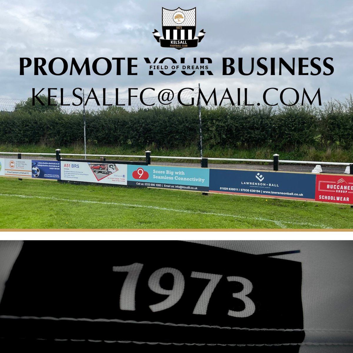 Kelsall Football Club (@kelsall_fc) on Twitter photo Join us on the journey! 🤝
We’ve got a range of fantastic commercial opportunities available - from pitchside boards to social ads.
Get in touch at kelsallfc@gmail.com today!
#WeAreKelsall Join us on the journey! 🤝
We’ve got a range of fantastic commercial opportunities available - from pitchside boards to social ads.
Get in touch at kelsallfc@gmail.com today!
#WeAreKelsall