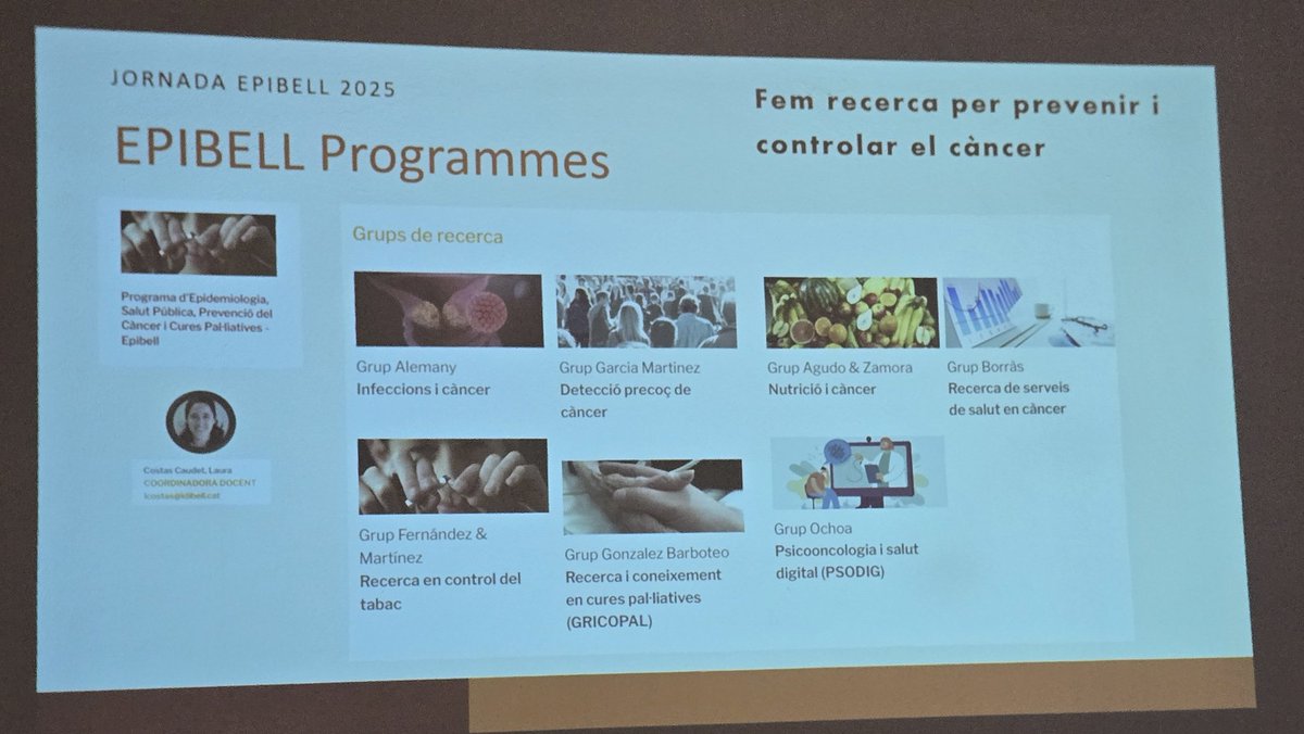 Anna Riccobene (@riccobenea68819) on Twitter photo Seguim amb la descripció dels diferents programes i grups #JornadaEPIBELL2025 <a href="/CNPT_E/">CNPT</a> <a href="/COIBarcelona/">Col·legi d'Infermeres i Infermers de BCN (COIB)</a> <a href="/ICO_oncologia/">Institut Català d'Oncologia</a> <a href="/idibell_cat/">IDIBELL</a> <a href="/scattsocietat/">SCATT</a> <a href="/TobControlUnit/">Tobacco Control Unit (ICO-IDIBELL)</a> <a href="/CrisMarMar/">Cristina Martinez</a> <a href="/StvFdz/">Esteve Fernández</a> Seguim amb la descripció dels diferents programes i grups #JornadaEPIBELL2025 <a href="/CNPT_E/">CNPT</a> <a href="/COIBarcelona/">Col·legi d'Infermeres i Infermers de BCN (COIB)</a> <a href="/ICO_oncologia/">Institut Català d'Oncologia</a> <a href="/idibell_cat/">IDIBELL</a> <a href="/scattsocietat/">SCATT</a> <a href="/TobControlUnit/">Tobacco Control Unit (ICO-IDIBELL)</a> <a href="/CrisMarMar/">Cristina Martinez</a> <a href="/StvFdz/">Esteve Fernández</a>
