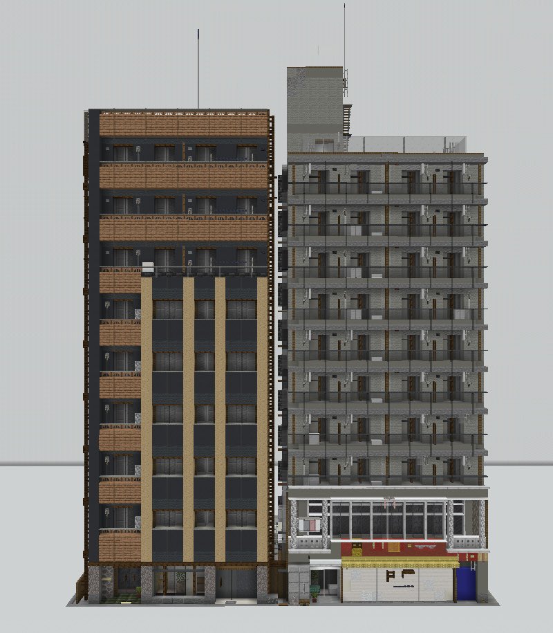 マンション
 #Minecraft #味噌汁市