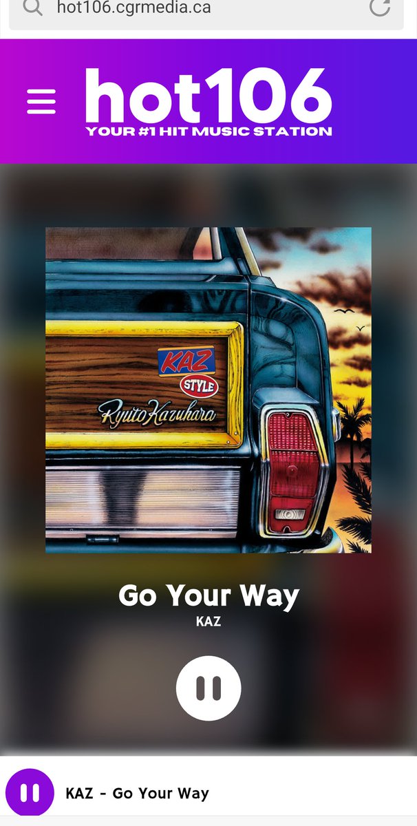 chihuahua70924's tweet photo. Thank you for playing #GoYourWay by #KAZ!
@itsHOT106
#GlobalPopFrenzy rebroadcast https://t.co/Fnzf1J1qKz