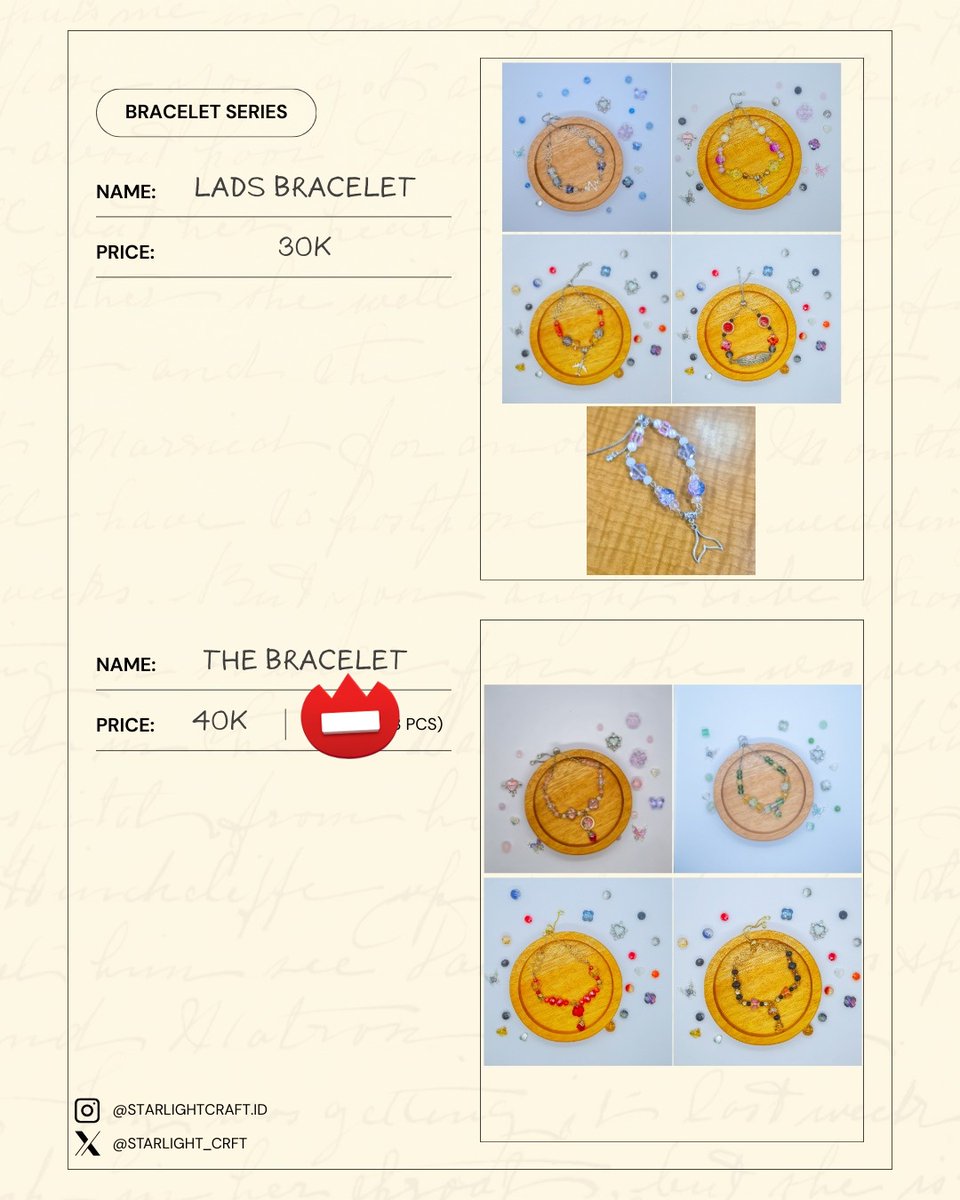 starlight_crft's tweet image. [🩷🔁 are appreciated!
Starlight Crafts CFXX Aftersale PO Open!
Date: 13 - 29 June '25
🍊: shopee.co.id/starlightcraft…
I also add new Collections (#Tasbih)
#LADS #LoveandDeepspace #Original #Kpop #Phonestrap #BeadedWatch #CFXXcatalogue #cfxxaftersale #CFXX