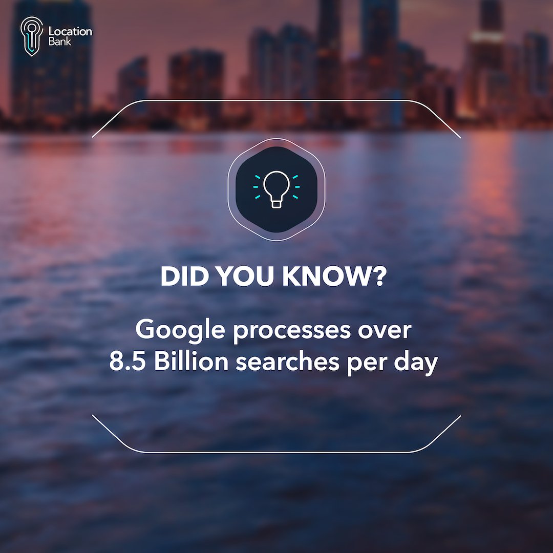 Location_Bank's tweet photo. 🌍💡 Did you know?

Google handles over 8.5 billion searches every single day!

That’s billions of opportunities for customers to discover your business.

Is your digital presence optimised to be found?
#LocationBank #DigitalPresence #SearchEngineStats #MarTech #LocalSEO #BeFoundOnline #GoogleSearch #DidYouKnow