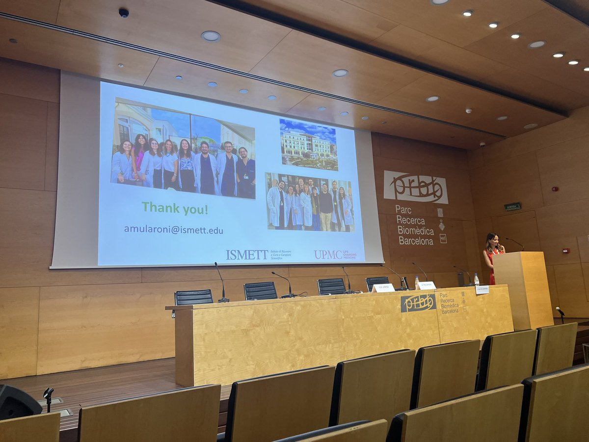 La Dra Alessandra Mularoni ha presentado el programa de vigilancia activa de BGN MDR  en donantes y receptores de TOS