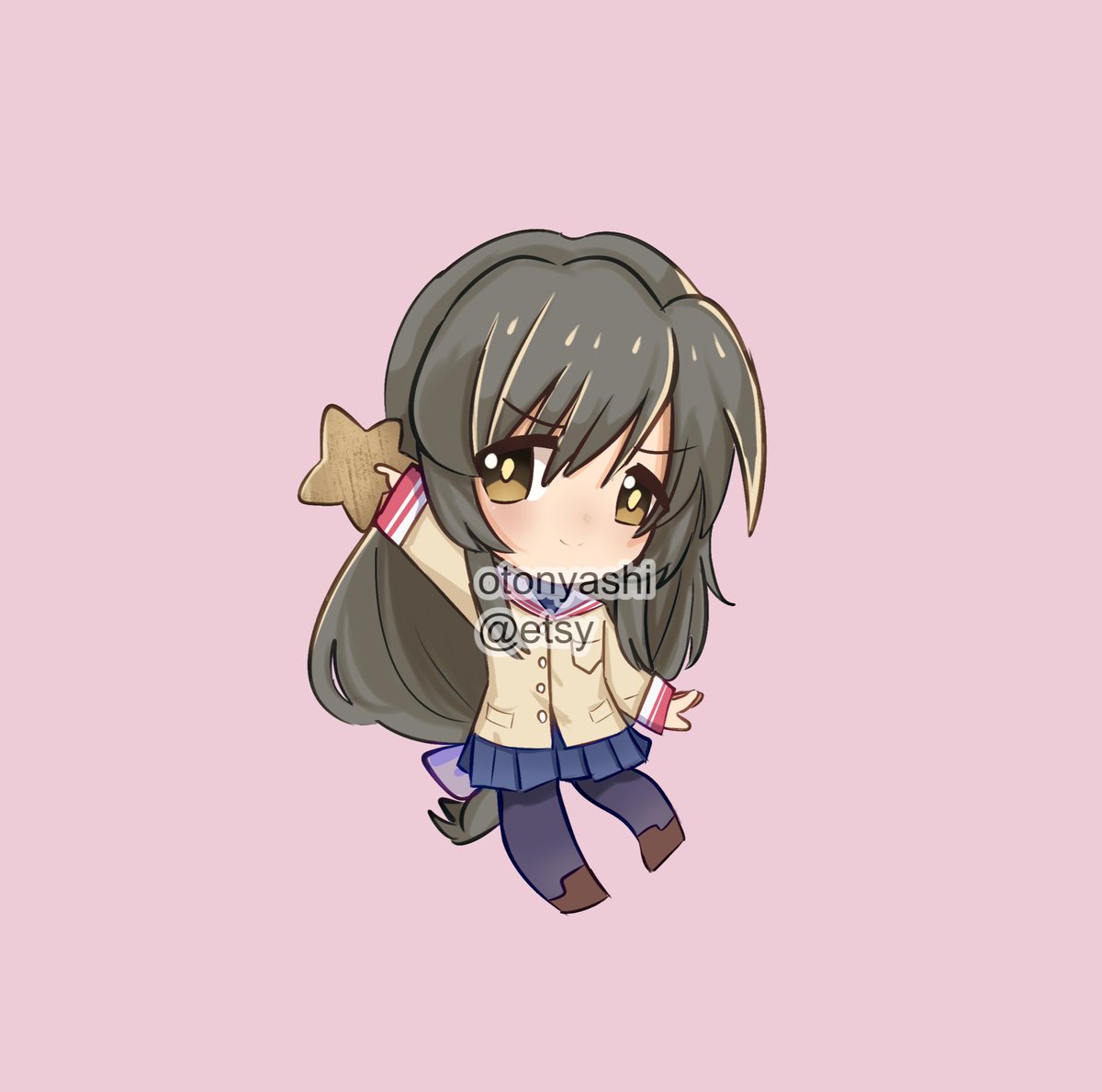necrocomplexion's tweet image. fuuko finally finished 
#CLANNAD #伊吹風子