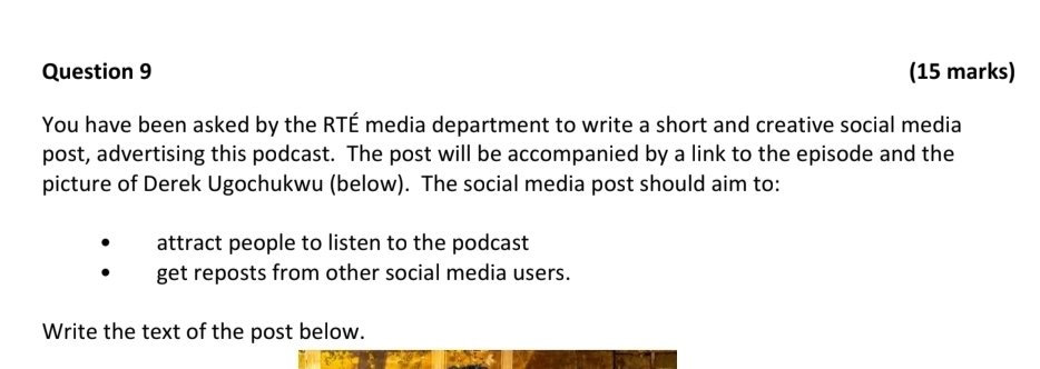 "We have €9million here to take mobile phones away from students. We need to get them off all those social media sites that are rotting their brains.
Hmm?
Yes, I thought the Junior Cycle English exam was perfect."