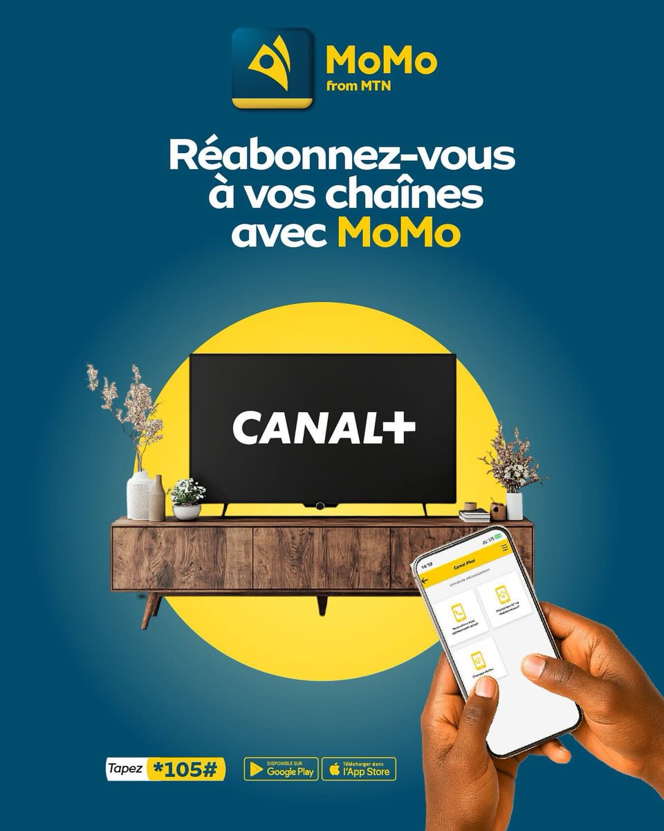𝐑𝐞𝐧𝐨𝐮𝐯𝐞𝐥𝐥𝐞 𝐭𝐨𝐧 𝐚𝐛𝐨𝐧𝐧𝐞𝐦𝐞𝐧𝐭 𝐂𝐚𝐧𝐚𝐥+ 𝐯𝐢𝐚 𝐌𝐨𝐌𝐨 𝐚𝐮𝐣𝐨𝐮𝐫𝐝’𝐡𝐮𝐢 𝐞𝐭 𝐩𝐫𝐨𝐟𝐢𝐭𝐞 𝐝𝐞 𝟏𝟓 𝐣𝐨𝐮𝐫𝐬 𝐨𝐟𝐟𝐞𝐫𝐭𝐬 𝐬𝐮𝐫 𝐭𝐨𝐮𝐭 𝐂𝐚𝐧𝐚𝐥+ 𝐚𝐯𝐞𝐜 𝐥𝐚 𝐩𝐫𝐨𝐦𝐨 𝐑𝐨𝐲𝐚𝐥 ✨

𝐌𝐨𝐌𝐨 𝐭𝐞 𝐠𝐞̀𝐫𝐞 𝐜̧𝐚 

#MoMotegereça #MoMoCongo
