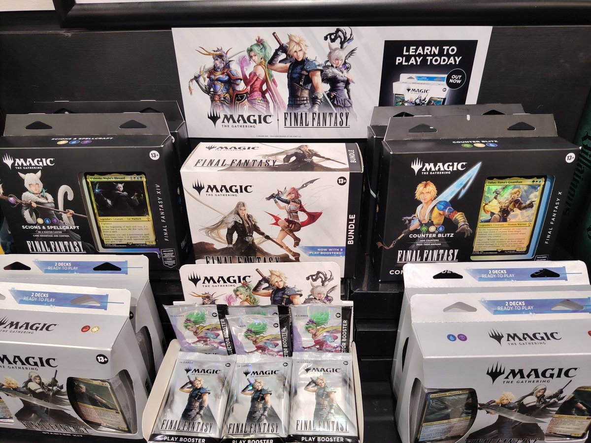 Magic the Gathering Final Fantasy is out now! #hmvxmtgfin
