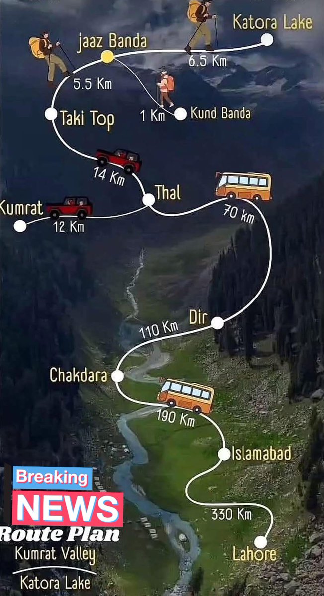 AliXJadoon's tweet photo. Next stop #Kumrat and #Katora Lake soon…
In sha Allah… #LeavePlan… https://t.co/1hiwbq11Tc