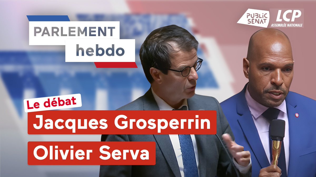 Public Sénat Pro (@publicsenatpro) on Twitter photo 🔴 A partir de 11h, retrouvez #ParlementHebdo, présenté par <a href="/APoussart/">Alexandre Poussart</a> et <a href="/KathiaGilder/">GILDER</a>, en partenariat avec <a href="/LCP/">LCP</a>
Invités 👇
<a href="/J_Grosperrin/">Jacques Grosperrin</a>, Sénateur du Doubs, vice-président de la commission culture, éducation et communication
<a href="/olivier_serva/">Olivier SERVA</a>, député de la Guadeloupe 🔴 A partir de 11h, retrouvez #ParlementHebdo, présenté par <a href="/APoussart/">Alexandre Poussart</a> et <a href="/KathiaGilder/">GILDER</a>, en partenariat avec <a href="/LCP/">LCP</a>
Invités 👇
<a href="/J_Grosperrin/">Jacques Grosperrin</a>, Sénateur du Doubs, vice-président de la commission culture, éducation et communication
<a href="/olivier_serva/">Olivier SERVA</a>, député de la Guadeloupe