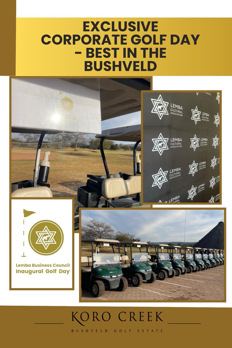 Exclusive Corporate Golf Day - Best in the Bushveld.