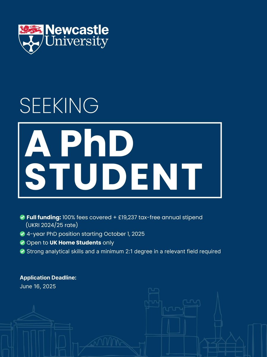 📢 A FULLY FUNDED PHD for UK HOME STUDENTS ONLY 🚨 Closing in three days!