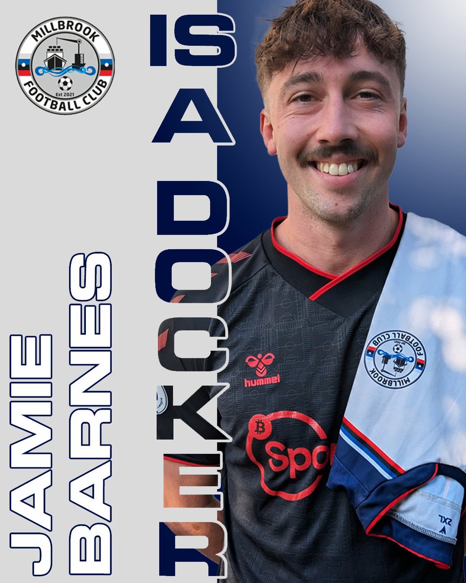 Millbrook FC (@millbrook_fc) on Twitter photo π¨π NEW SIGNING ππ¨
<a href="/jamiebarnes1997/">jamie barnes</a> is a docker! ποΈπ₯
We are pleased to get Jamie on board. You'll see tonnes of energy from this box to box player.
From Jamie
"Buzzing to get the season started and show the dockers what Iβm all about"
Upthedockers ποΈ π¨π NEW SIGNING ππ¨
<a href="/jamiebarnes1997/">jamie barnes</a> is a docker! ποΈπ₯
We are pleased to get Jamie on board. You'll see tonnes of energy from this box to box player.
From Jamie
"Buzzing to get the season started and show the dockers what Iβm all about"
Upthedockers ποΈ