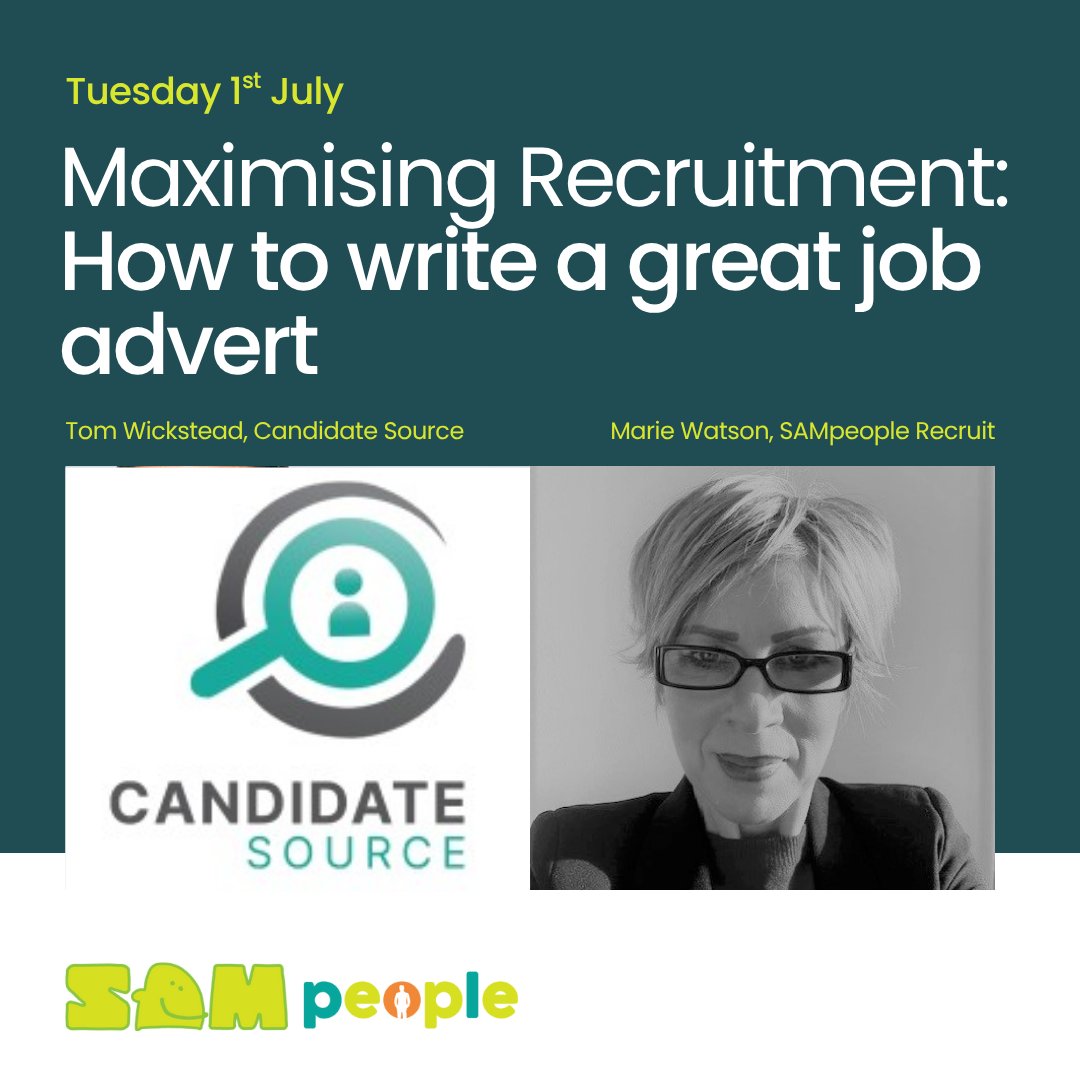 Join our recruitment expert, Marie, and our guest speaker, Tom Wickstead, at Candidate Source, to deep dive into what makes a great job advert.

With the August resignation window approaching, the roles in your school or trust must stand out.

Book now: hubs.li/Q03rgBZh0