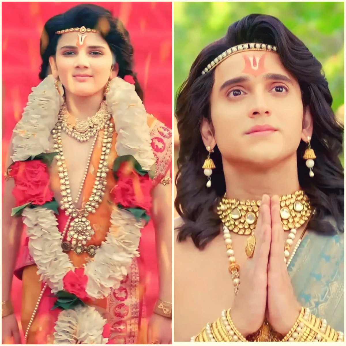 #ShrimadRamayan The resemblance is real 😭♥️ 🔥Wish we will see them together in a same frame 🤧🤞♥️#ShriRam  #SujayReu #TanmayRishi