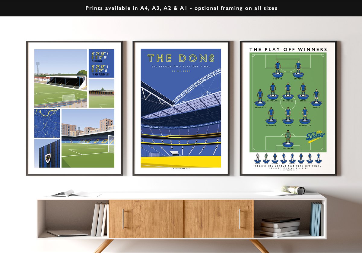 matthew j i wood design (@matthewjiwood) on Twitter photo Views Of Plough Lane, The Dons Wembley & The Play-Off Winners
Get 10% off until midnight with the discount code:
THE-DONS
Shop now: matthewjiwood.com/subbuteo-xis/w…
Prints available in A4, A3, A2 & A1 with optional framing
#AFCW #AFCWimbledon #dons <a href="/9yrspodcast/">9yrs(P)odcast</a> <a href="/WomblesDream/">The Wombles had a Dream (P)odcast</a> Views Of Plough Lane, The Dons Wembley & The Play-Off Winners
Get 10% off until midnight with the discount code:
THE-DONS
Shop now: matthewjiwood.com/subbuteo-xis/w…
Prints available in A4, A3, A2 & A1 with optional framing
#AFCW #AFCWimbledon #dons <a href="/9yrspodcast/">9yrs(P)odcast</a> <a href="/WomblesDream/">The Wombles had a Dream (P)odcast</a>