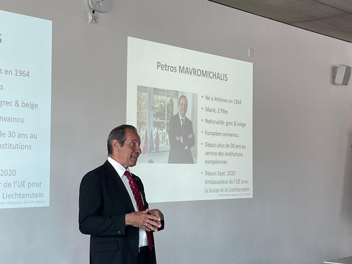EU-Delegation Berne (@euinswitzerland) on Twitter photo Dans le cadre de #EUinSwissSchools, l'ambassadeur <a href="/MavromichalisEU/">Petros Mavromichalis</a> a rencontré deux classes d'intégration de l'École professionnelle artisanale et industrielle (EPAI) de <a href="/Etat_Fribourg/">Etat de Fribourg</a>. Une discussion très vivace et engagée sur les questions européennes liées à la migration🗯️ Dans le cadre de #EUinSwissSchools, l'ambassadeur <a href="/MavromichalisEU/">Petros Mavromichalis</a> a rencontré deux classes d'intégration de l'École professionnelle artisanale et industrielle (EPAI) de <a href="/Etat_Fribourg/">Etat de Fribourg</a>. Une discussion très vivace et engagée sur les questions européennes liées à la migration🗯️
