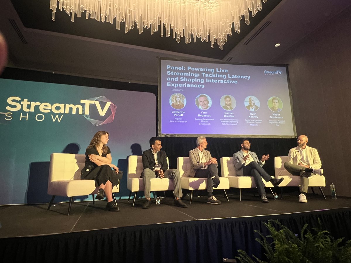 broadpeak's tweet image. Thanks to everyone we met at #NEM in Dubrovnik and #StreamTV in Denver. Great to see Yann Bégassat share sharp insights on multi-CDN, low latency for sports, interactive features &amp;amp; global scaling. Let’s keep the conversation going #NEM2025 @streamtv_show @neweumarket
