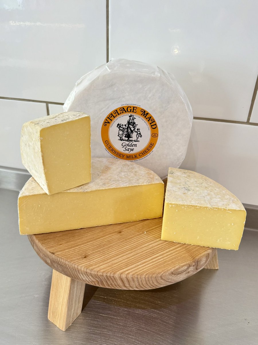 Pangbourne Cheese Shop (@pangcheeseshop) on Twitter photo Introducing the newest cheese in our counter, Golden Saye from <a href="/VillageMaid/">Village Maid Cheese</a>. 4 months old with a savoury tang underneath its natural rind, we’ve had a sneaky taste & it is delicious! 😋 #NewCheese #Pangbourne Introducing the newest cheese in our counter, Golden Saye from <a href="/VillageMaid/">Village Maid Cheese</a>. 4 months old with a savoury tang underneath its natural rind, we’ve had a sneaky taste & it is delicious! 😋 #NewCheese #Pangbourne