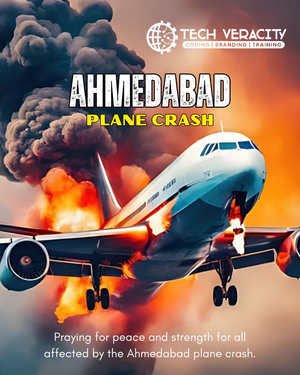 tech_veracity's tweet image. Deepest condolences to the families who lost their loved ones in this tragic accident. May the departed souls rest in eternal peace.
.
.
.

#AhmedabadPlaneCrash #TragicLoss #rip #RestInPeace #SadNews #AirIndia #HeartfeltCondolences #planecrash #ahmedabadairport