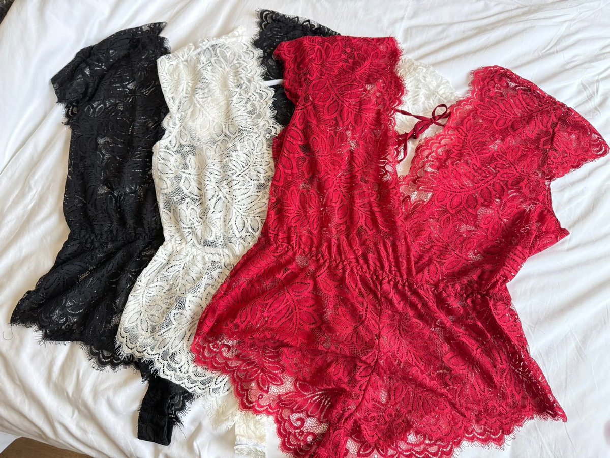 ❤️‍🔥Body suit ❤️‍🔥
    🌿219.-🌿
  💋4 สี💋
 ขาว, ดำ,แดงไวน์,แดงสด
🔥S อก 32-40“
 เอว26-36” 
🔥M อก 36- 44” 
เอว 30-38
🔥L อก 36-46“
 เอว 30-42”
🔥XL อก 40-48“
 เอว 36-46”  
🔥 2XL อก 46-54“
เอว 44-52”
🔥 3XL อก50-66“
  เอว 46-60”