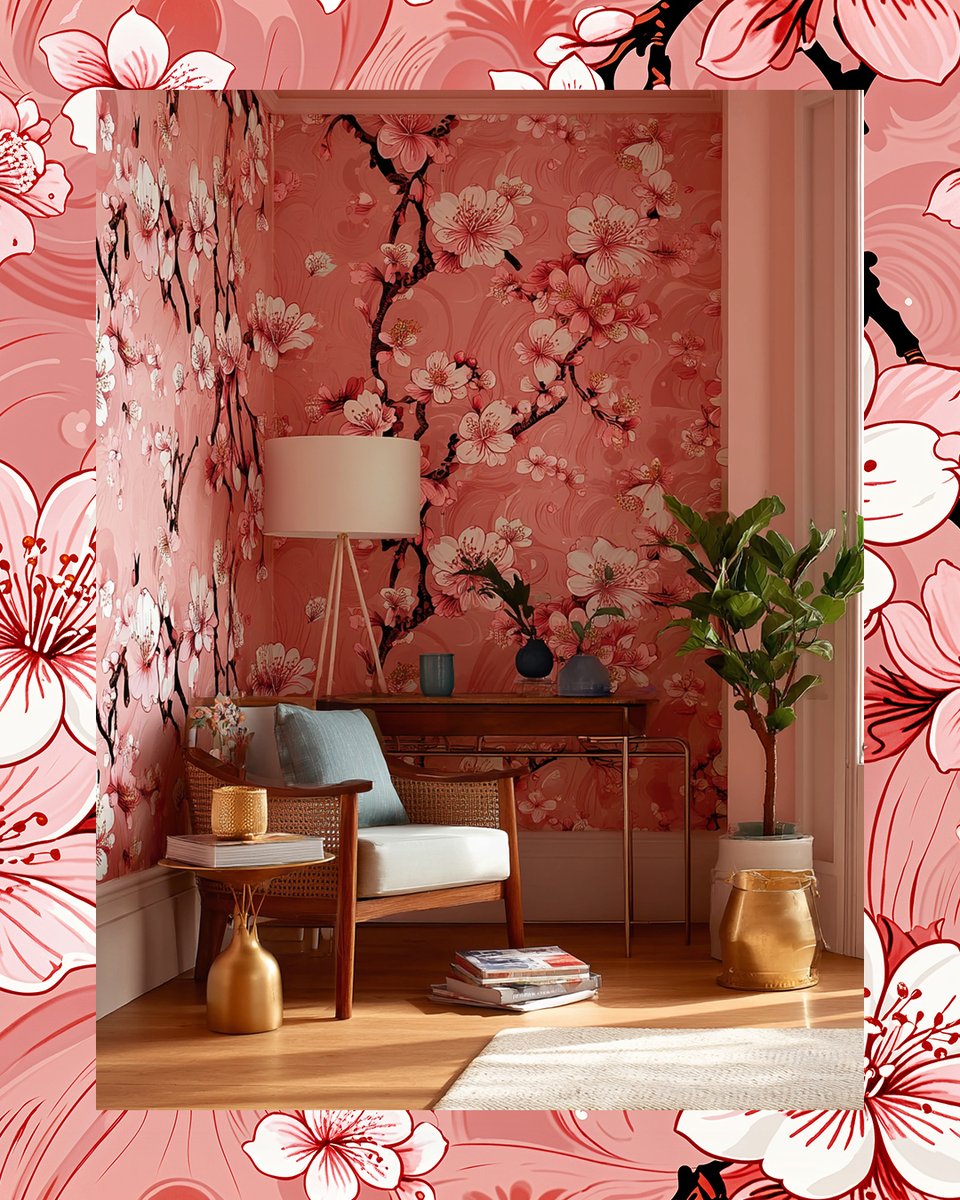 patternedai's tweet photo. Japanese-inspired seamless pattern created with #patternedai and visualised with #midjourney . Explore this curated collection of free patterns here: https://t.co/6SQX385c3M https://t.co/XvTmrjYvoy
