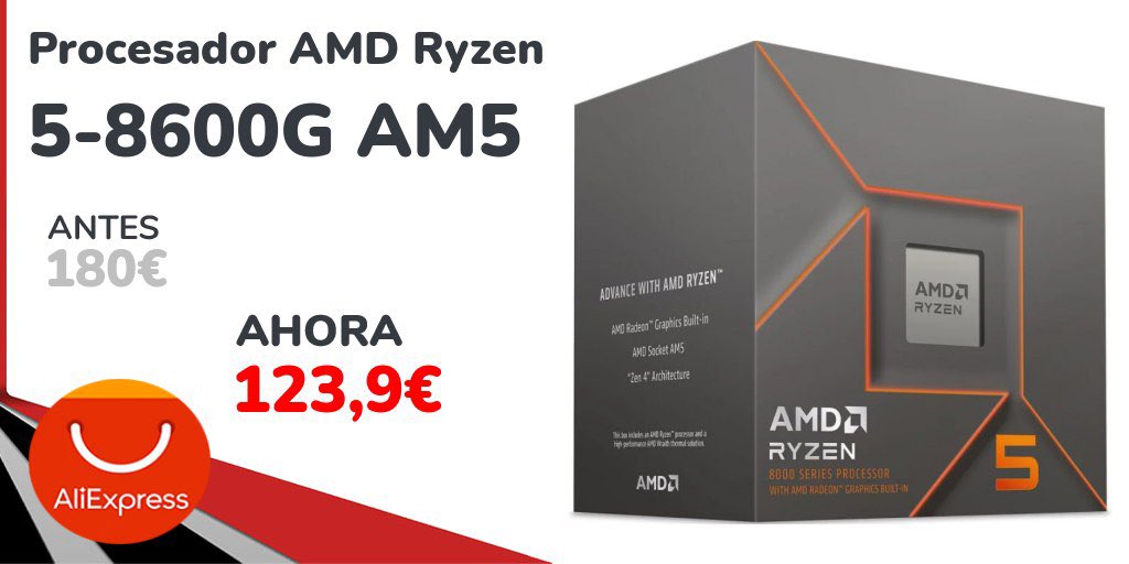 Si tu PC se arrastra, cámbiale el motor.
Este AMD vuela más que tus ganas de terminar la semana 😇
➡️ michollo.to/cW8Rb