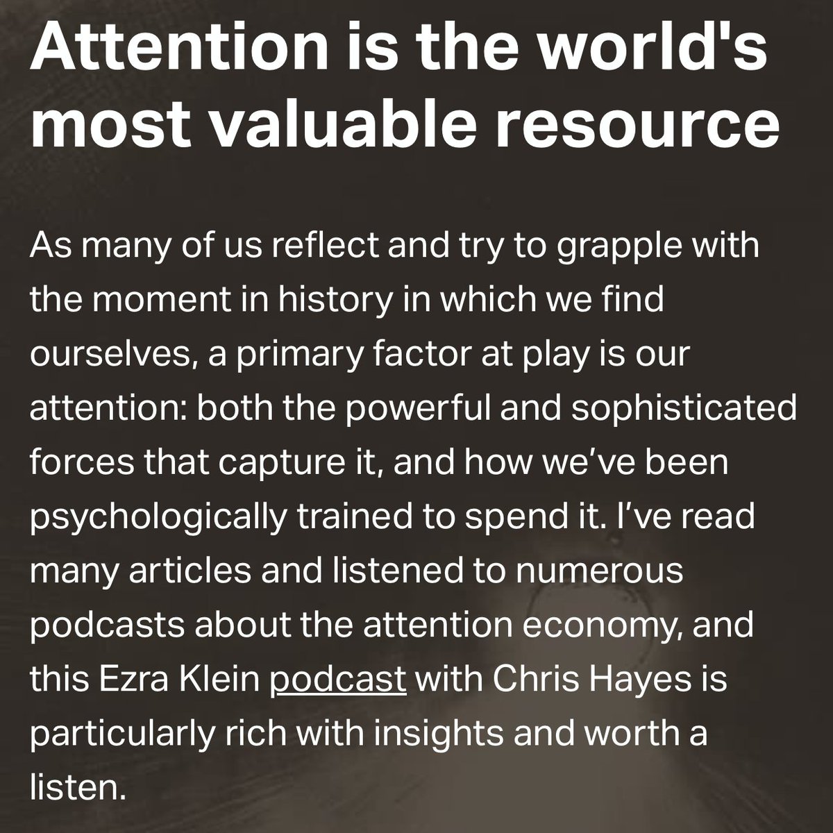 Attention is the most valuable resource.

not a larp its a fact. <a href="/grok/">Grok</a> and <a href="/ChatGPTapp/">ChatGPT</a> approves.

GBFRFXRjxPMszBQYW5XGBWVHKy5zVCX42vbpdEj3pump