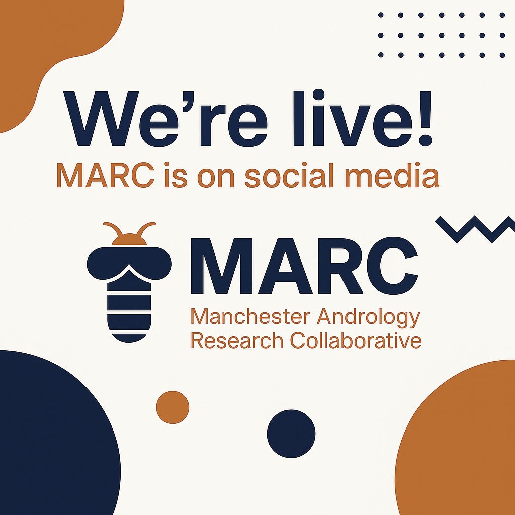 🚨 We're live! 🚨

The Manchester Andrology Research
Collaborative (MARC) is now on X!

We've been busy behind the scenes over the past few years - now it's time to share our work, connect and grow.

Stay tuned for exciting updates including the launch of our brand-new website!