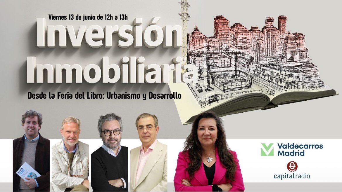 📖 Os recordamos que hoy estaremos en la #FeriaDelLibroMadrid en la caseta 23 C del espacio Jaleo donde hemos preparado un recorrido virtual para poder conocer cómo será Valdecarros 

🎙️Y de 12h a 13h convertiremos el espacio en un estudio de radio desde el que emitirá