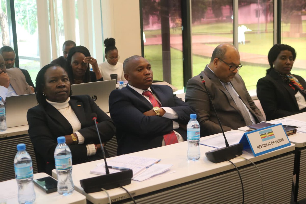 This morning together with my colleague PS's from Higher Education Dr Beatrice Inyangala, Research, Science and Technology, Prof. Shaukat Abdulrazak, 
EAC Dr Caroline Karugu and Sports Elijah Mwangi, joined Permanent and Under Secretaries from EAC member States during the 20th
