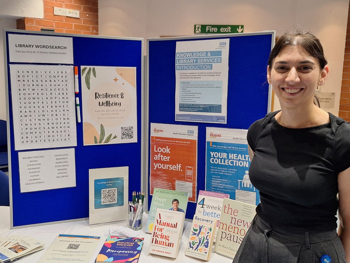 Come and find us at the <a href="/StockportNHS/">Stockport NHS FT</a> Health &amp; Wellbeing event today between 10-2

Try our wordsearch and answer a few questions to get a freebie! 🖊🗒