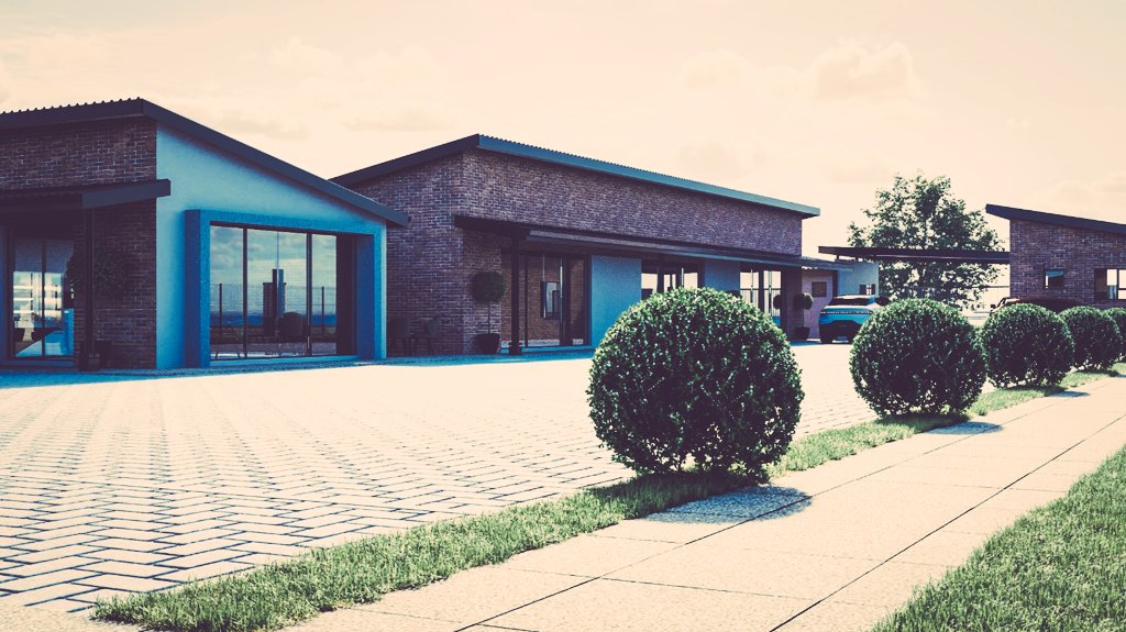 _Pasane's tweet image. First design images of one of our projects. A multi-business centre located at one of the townships in the province of Mpumalanga. Project financed and donated by a local mine. A few tweaks and tricks here and there, and sustainable material selection should complete the design.