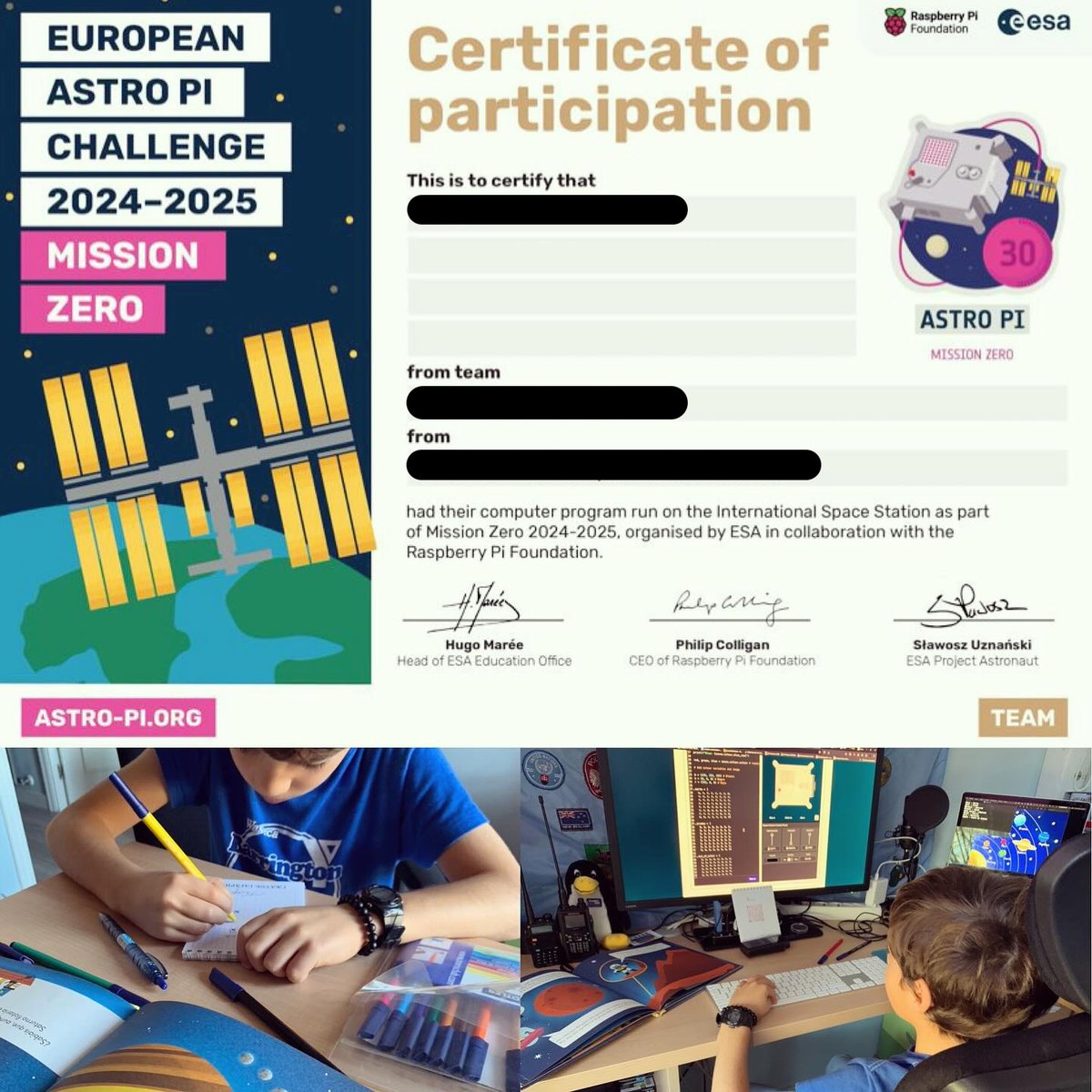 Space always has that special pull 🌌!
For the second year, we joined the #AstroPi Challenge by @ESA and <a href="/RaspberryPi_org/">Raspberry Pi Foundation</a>. Our space cadet wrote a program that used color sensor data to detect which planet the #ISS was orbiting 🛰️.
Maybe "Space: 1999" isn’t that far off...