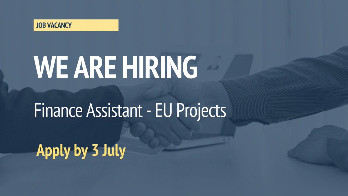 📢 #JobAlert: We are seeking a Paris-based Finance Assistant with experience in accounting, budgeting, audit and analysis to support the financial management of our EU-funded projects.

⏰ Apply by 3 July!
📌 More information: iss.europa.eu/about-us/oppor… #EUcareers