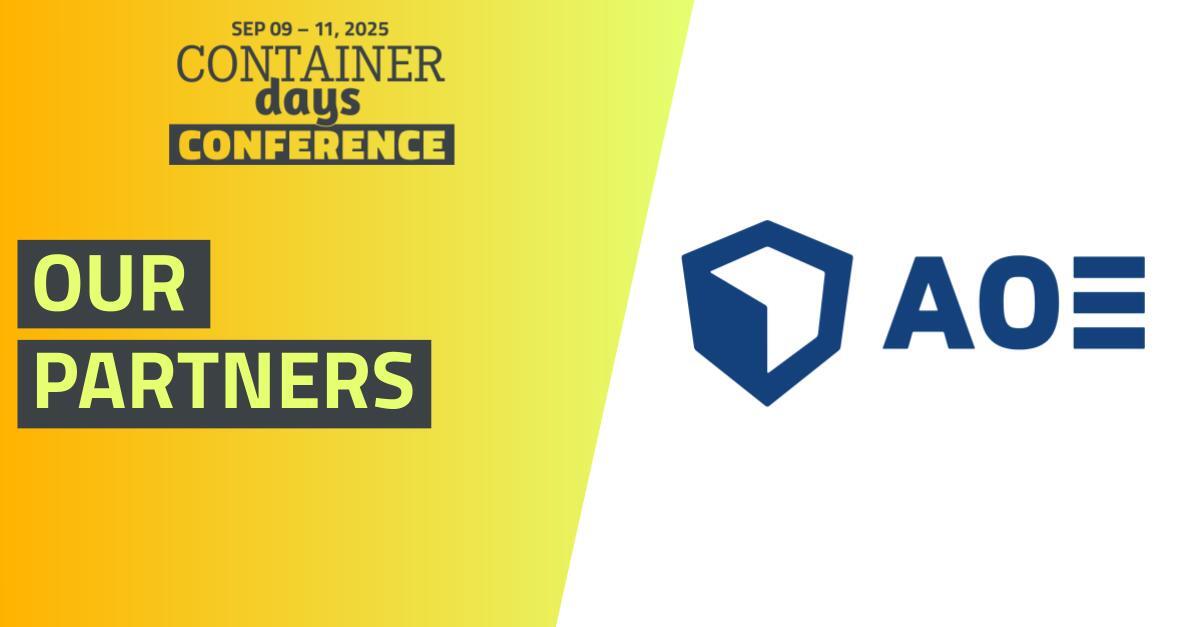 ContainerDays (@condayseu) on Twitter photo We're thrilled to welcome AOE as a sponsor of #CDS25! π Discover how they're supporting companies in their digital transformation!
 π Get your pass: bit.ly/4jqCRmc
π± Discover all our partners: bit.ly/3FAzriD We're thrilled to welcome AOE as a sponsor of #CDS25! π Discover how they're supporting companies in their digital transformation!
 π Get your pass: bit.ly/4jqCRmc
π± Discover all our partners: bit.ly/3FAzriD
